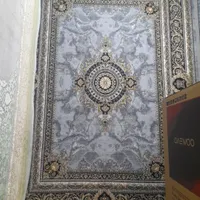فرش ۱۲ متری نو طوسی طلایی