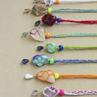 گردنبند سنگ انرژی بسیار زیبا و طبیعی