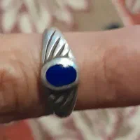 انگشتر نقره باقوت کبود