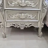 تخت و کمدو ب همراه تشک میزو آینه با دوتا پاتختی|تخت و سرویس خواب|فولادشهر, C1|دیوار