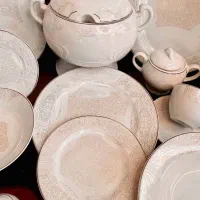 سرویس چینی مقصود  آکبند ۱۲ نفره ۸۳ پارچه|ظروف سرو و پذیرایی|ری, دولت‌آباد|دیوار