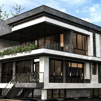 طراحی تری دی مکس نمای سلختمان و داخلی