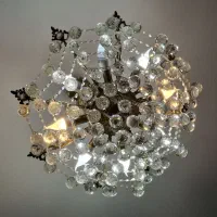 لوستر ۸ شاخه|لوستر و چراغ آویز|هشتگرد, شهرک بعثت|دیوار