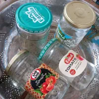 شیشه رب و زیتون و ترشی و مربا و کمپوت