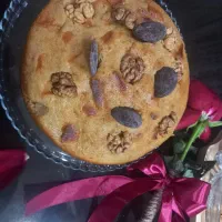 پودر کیک سیب و دارچین