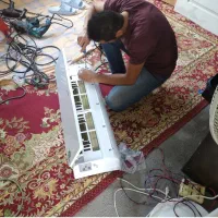 نصب سرویس تعمیرات گازگیری جابجایی کولر دوتیکه