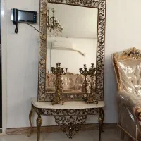 ایینه و شمعدان برنج