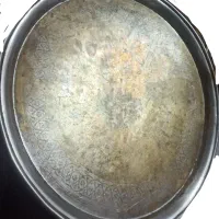 سینی ۹۰ساله|کلکسیون اشیاء عتیقه|رشت, نامجو|دیوار