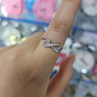 انگشتر طرح بینهایت نقره اصل