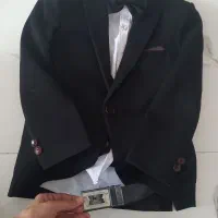 ست کامل کت و شلوار وکفش و کروات و پیراهن بچگانه