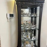 فروش بوفه چوبی کاملا سالم و نو|بوفه، ویترین، کنسول|شیراز, شهرک بهشتی|دیوار