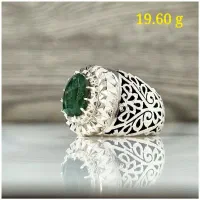 انگشتر زمرد زامبیا اصل مردانه