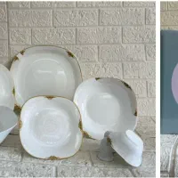 سرویس ارکوپال سامانتا سیلور ۲۸پارچه مربع