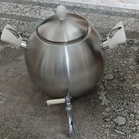 کتری شیردار با کف چدن در حد نو