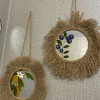 ۲ عدد آینه دکوراتیو ویترای