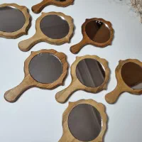 انواع آینه و شانه چوبی با کیفیت