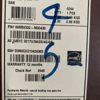 لپ تاپ ایسوز سفید|رایانه همراه|اردبیل, |دیوار