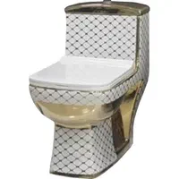 توالت فرنگی کوتینگ سفید طلایی مشکی طلایی با ضمانت|لوازم سرویس بهداشتی|چهارباغ, |دیوار