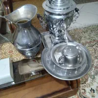 سماور برقی طرح ذغالی روسی با مهر|سماور، چای‌ساز، قهوه‌ساز|تهران, گلستان (شهرک راه آهن)|دیوار