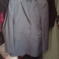 کت شلوار مردانه نو طوسی آبی سایز 54