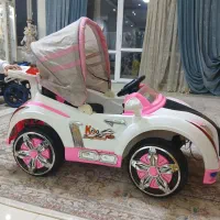 ماشین شارژی دونفره کاملا سالم فقط باتری نداره