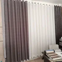 پرده پانچ اقتصادی با لوازم نصب|پرده، رانر، رومیزی|اصفهان, امیرعرب|دیوار