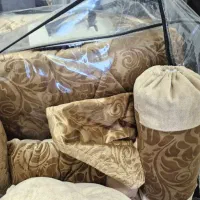 روتختی دونفره مخمل دورویه ده تکه زیر قیمت