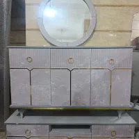 آیینه کنسول مدل پرشین|بوفه، ویترین، کنسول|قدس, شهر‌قدس|دیوار