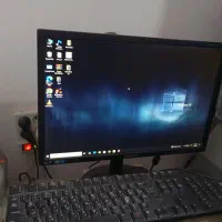 سیستم کامپیوتر گیمینگ کیس+ مانیتور