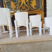 گلدان وپایه گلدان چوبی