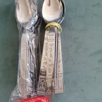 ظروف چینی گل سرخی و قاشق و چنگال|ظروف سرو و پذیرایی|کرمان, |دیوار