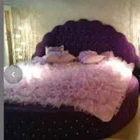 تخت خواب زیبا رنگ سبز آبی