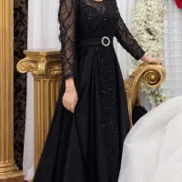 لباس مجلسی دو دامنه دخترانه شیک