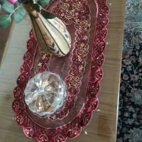 رانر ، رومیزی ، چهار تکه نو|پرده، رانر، رومیزی|تهران, سلسبیل شمالی|دیوار