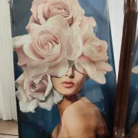 تابلو هنری گل سر|صنایع دستی و سایر لوازم تزئینی|خمینی‌شهر, |دیوار