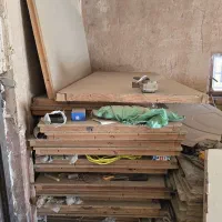 درب چوبی نو بدون رنگ