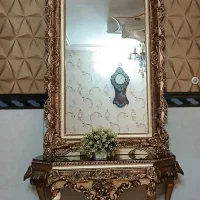 آینه قدی چوبی
