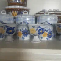 ظرف و ظروف گل ابی    خا   ستا    رم|ظروف سرو و پذیرایی|زنجان, |دیوار