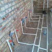 لوله کشی وسیم کشی ساختمان صفرتا صد انواع کنده کاری