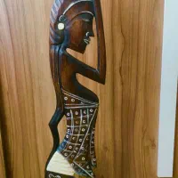 دکوری چوبی مجسمه فیگور تندیس
