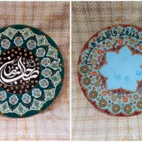 دیوارکوب میناکاری / میناکاری روی سفال|ساعت دیواری و تزئینی|قم, پردیسان|دیوار