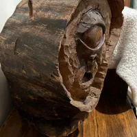 مجسمه چوبی تک چشم کار دست|مجسمه، تندیس، ماکت|تهران, ایوانک|دیوار