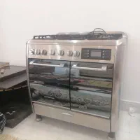 اجاق گاز پنج شعله دو فر