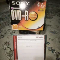 دی وی دی خام سونی قاب‌دار