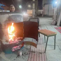 بخاری هیزمی ۳ طبقه فر دار