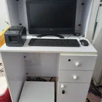 مانیتور دل کیبور و دستگاه چاپگر(فیش زن)ومیزکانتر