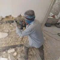 تخریب کازی و کنده کاری.. با نیروی های جوان و کار