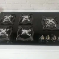 گاز رومیزی 5 شعله شیشه ای 3 میلیون زیر فی