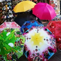 چتر بچه گانه و بزرگسال خارجی شمعی پارچه ای