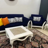 مبل ۷ نفره و میز و صندلی نهارخوری۶ نفره|مبلمان خانگی و میز عسلی|اهواز, زردشت|دیوار